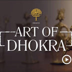 Dhokra Metal Handmade Woman Figurine | Tribal Art Sculpture | Made in India