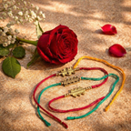 Handcrafted Brass — Keepsake Rakhi Set
