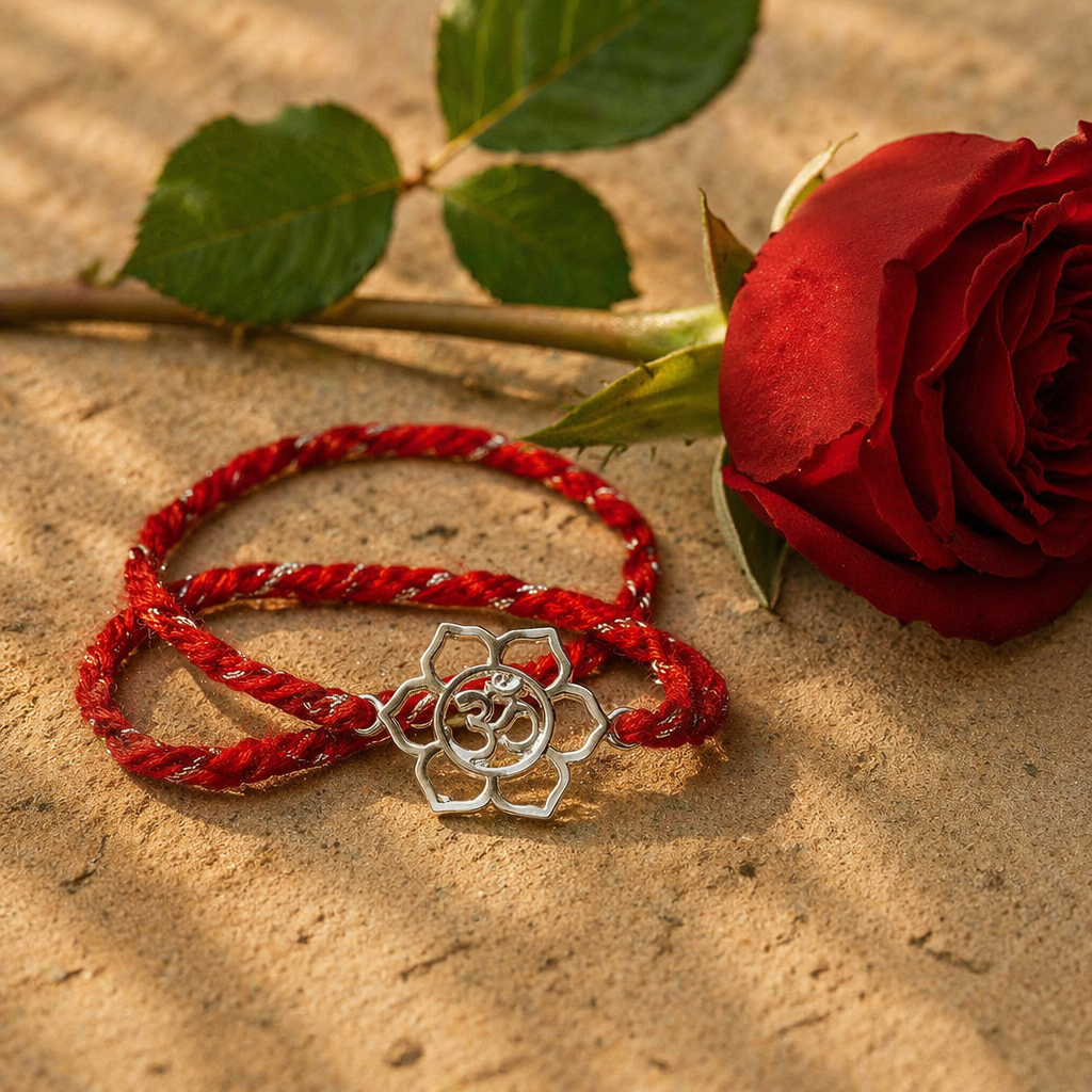 Handcrafted Silver Rudra — Rakhi