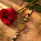 Radha Krishna — Handcrafted Kundan Rakhi