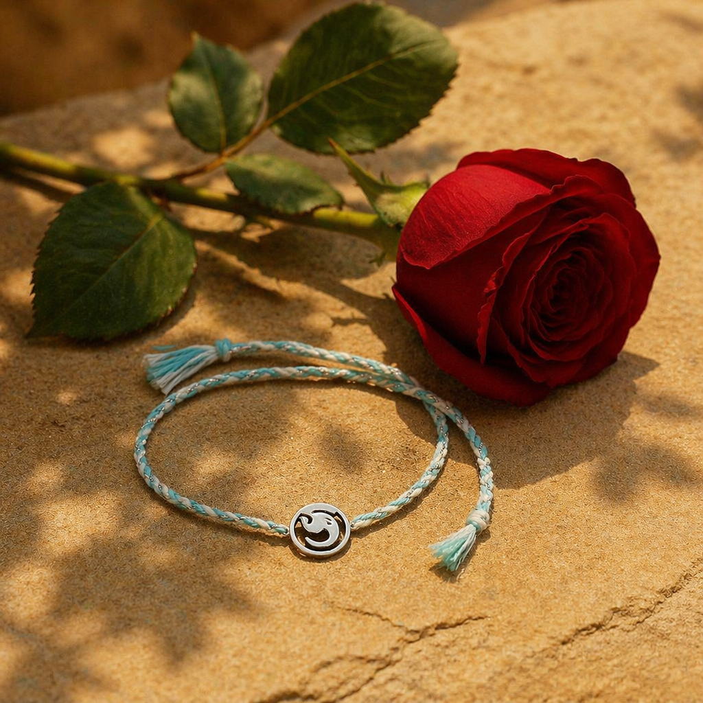 Hand-Cast Ashtavinayak — Silver Rakhi for Brother