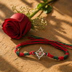 Handcrafted — Silver Shiv Tilak Rakhi