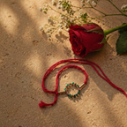 Circle of Life — Hand-Strung Brass Rakhi