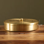 Kitchen Masala or Spice Box in 100% Pure Brass with detachable containers| Organise Your Kitchen Spices in Style
