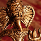Dhokra Ganesha Bastar Lost-Wax Brass, Tribal Stories. Handmade in India by House of Taraasha.