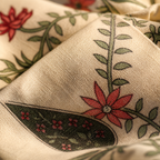 White and Pink Floral Bed and Bath Gift Set, The Gift Room. Handmade in India by House of Taraasha.