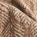 Earthy Brown Handwoven Cotton Bed Cover, The Linen Room. Handmade in India by House of Taraasha.