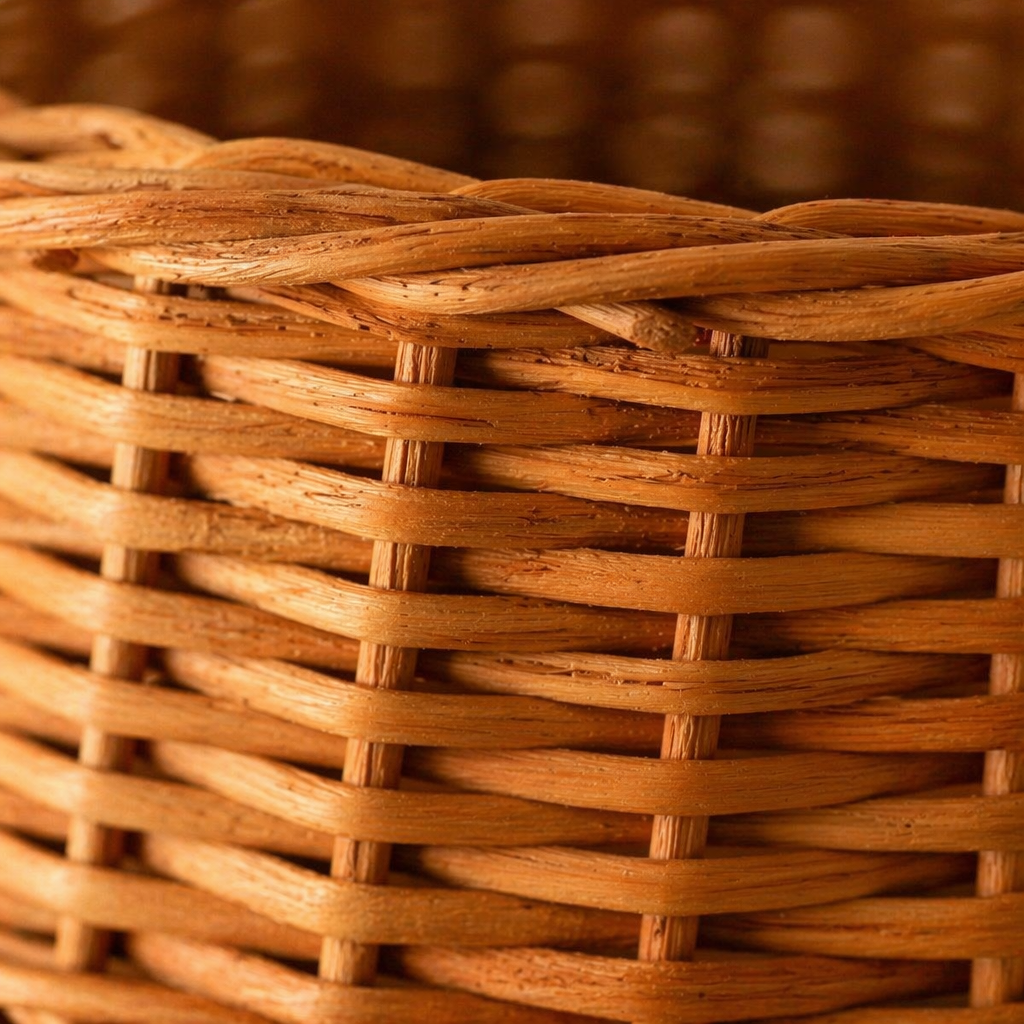 Kashmiri Willow Wicker Cloche & Two-Tier Fruit Basket, The Wicker House. Handmade in India by House of Taraasha.
