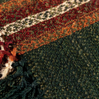 Forest Green Handwoven Grass Table Mat, The Gathered Table. Handmade in India by House of Taraasha.