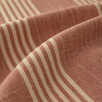 Royal Courtyards Pink Striped Handwoven Bed Cover, The Linen Room. Handmade in India by House of Taraasha.