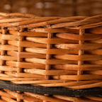 Kashmiri Willow Wicker Bread Box & Fruit Basket, The Wicker House. Handmade in India by House of Taraasha.
