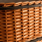 Kashmiri Willow Wicker Storage & Roti Box, The Wicker House. Handmade in India by House of Taraasha.