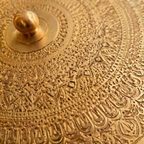 Moradabad Traditional Pure Brass Masala Dabba, The Brass Atelier. Handmade in India by House of Taraasha.