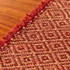 Madur Grass Woven Table Mats Maroon, The Gathered Table. Handmade in India by House of Taraasha.
