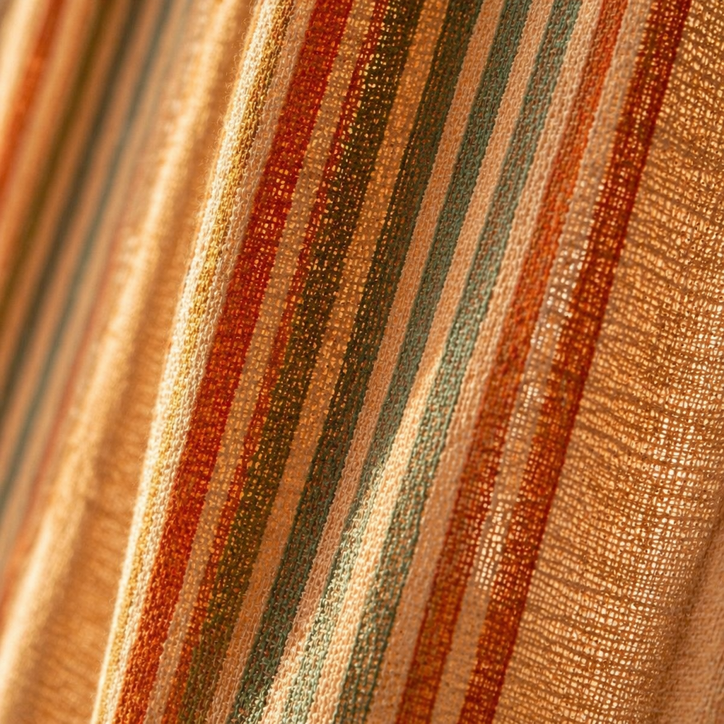 Handwoven Solid Ivory Cotton Door Curtain, The Draped Window. Handmade in India by House of Taraasha.