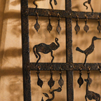 Bastar Forest Wrought Iron Tealight Stand, Still Light. Handmade in India by House of Taraasha.