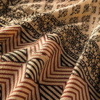 Bagru Floral Cotton Bedsheet with Pillow Covers, The Linen Room. Handmade in India by House of Taraasha.