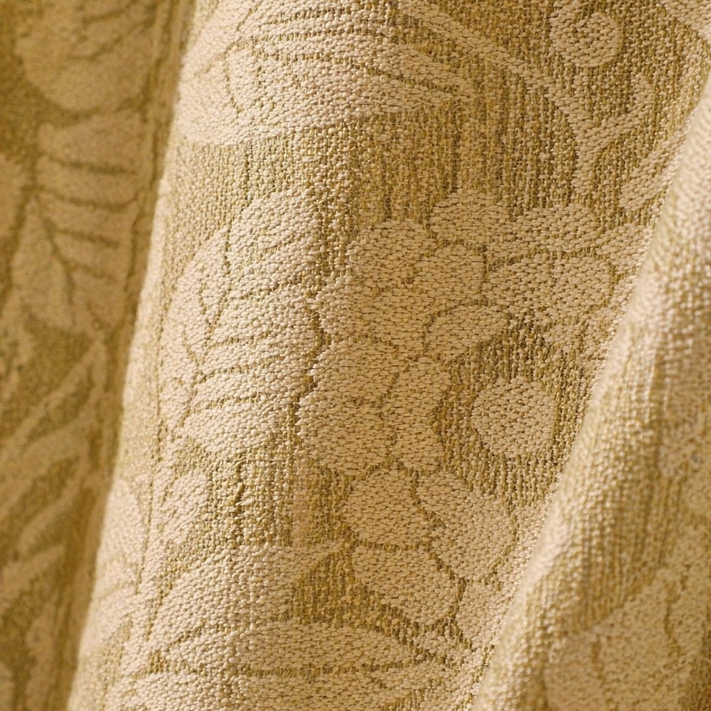 Pear Green Karhuwa Cutwork Door Curtain, The Draped Window. Handmade in India by House of Taraasha.