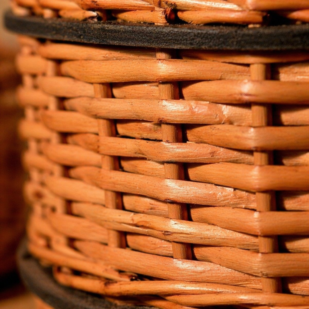 Kashmir Willow Storage Box, Tissue Box & Cutlery Caddy, The Wicker House. Handmade in India by House of Taraasha.