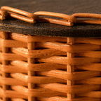 Kashmiri Willow Wicker Bread Box & Tissue Holder, The Wicker House. Handmade in India by House of Taraasha.