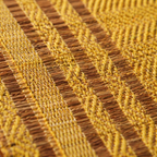 Madur Lemon Handwoven Grass Table Runner, The Gathered Table. Handmade in India by House of Taraasha.