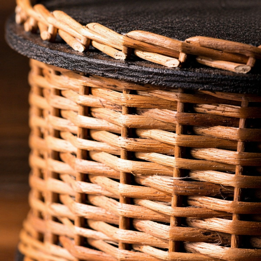 Kashmir Willow Storage Box & Tissue Box, The Wicker House. Handmade in India by House of Taraasha.
