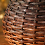 Indigo Ombre Kashmiri Willow Wicker Planters, The Art Wall. Handmade in India by House of Taraasha.