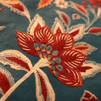Chintz Trio Hand Block-Printed Cotton Cushion Set, The Living Room. Handmade in India by House of Taraasha.