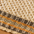 Madur Beige Handwoven Grass Table Mats, The Gathered Table. Handmade in India by House of Taraasha.