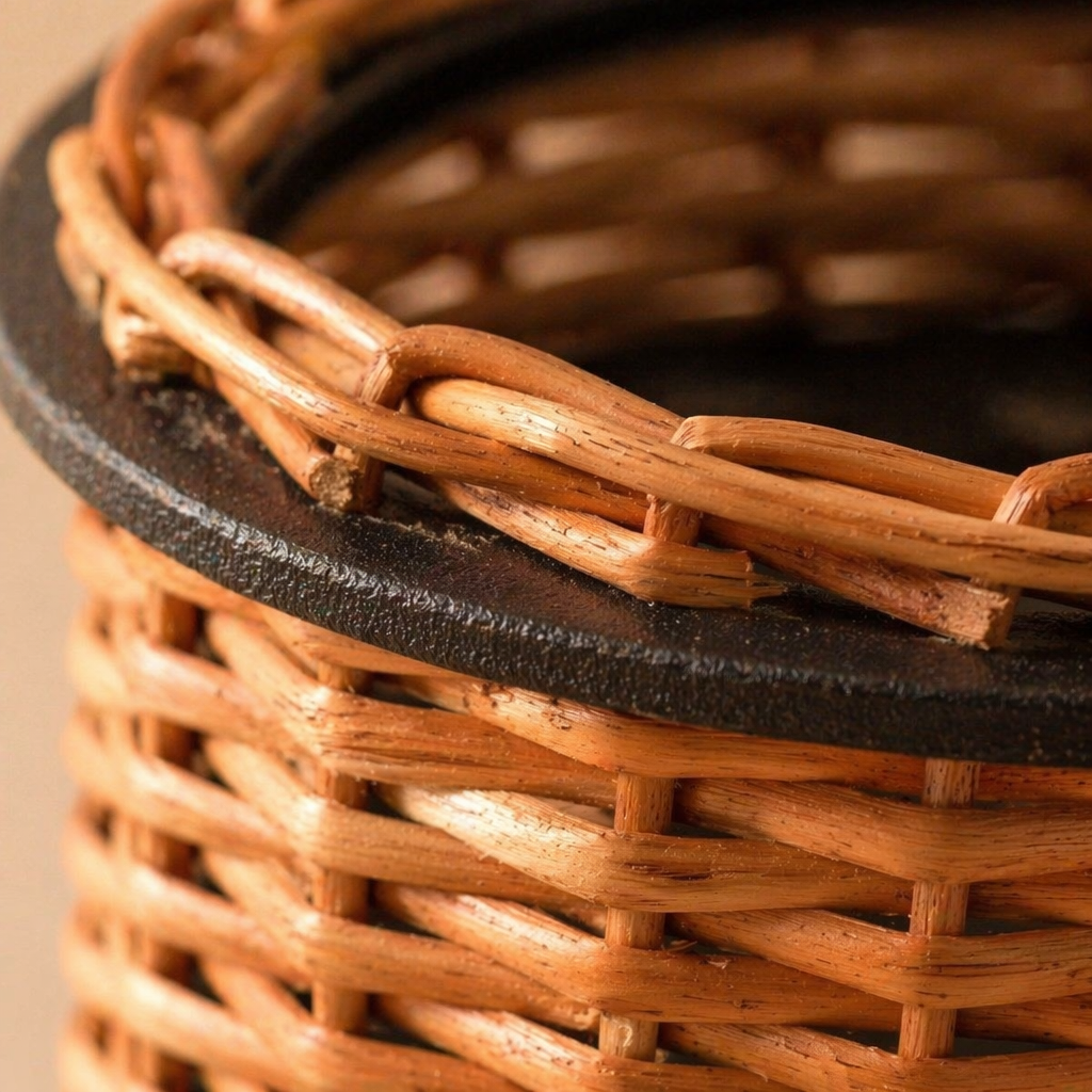 Kashmir Willow Serving Tray & Cutlery Caddy, The Brass Atelier. Handmade in India by House of Taraasha.