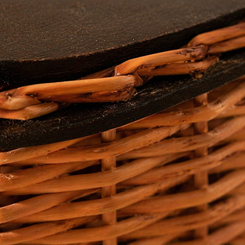Kashmir Willow Wicker Bread Box, The Wicker House. Handmade in India by House of Taraasha.