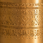 Moradabad Floral-Etched Pure Brass Dabba Pair, The Brass Atelier. Handmade in India by House of Taraasha.