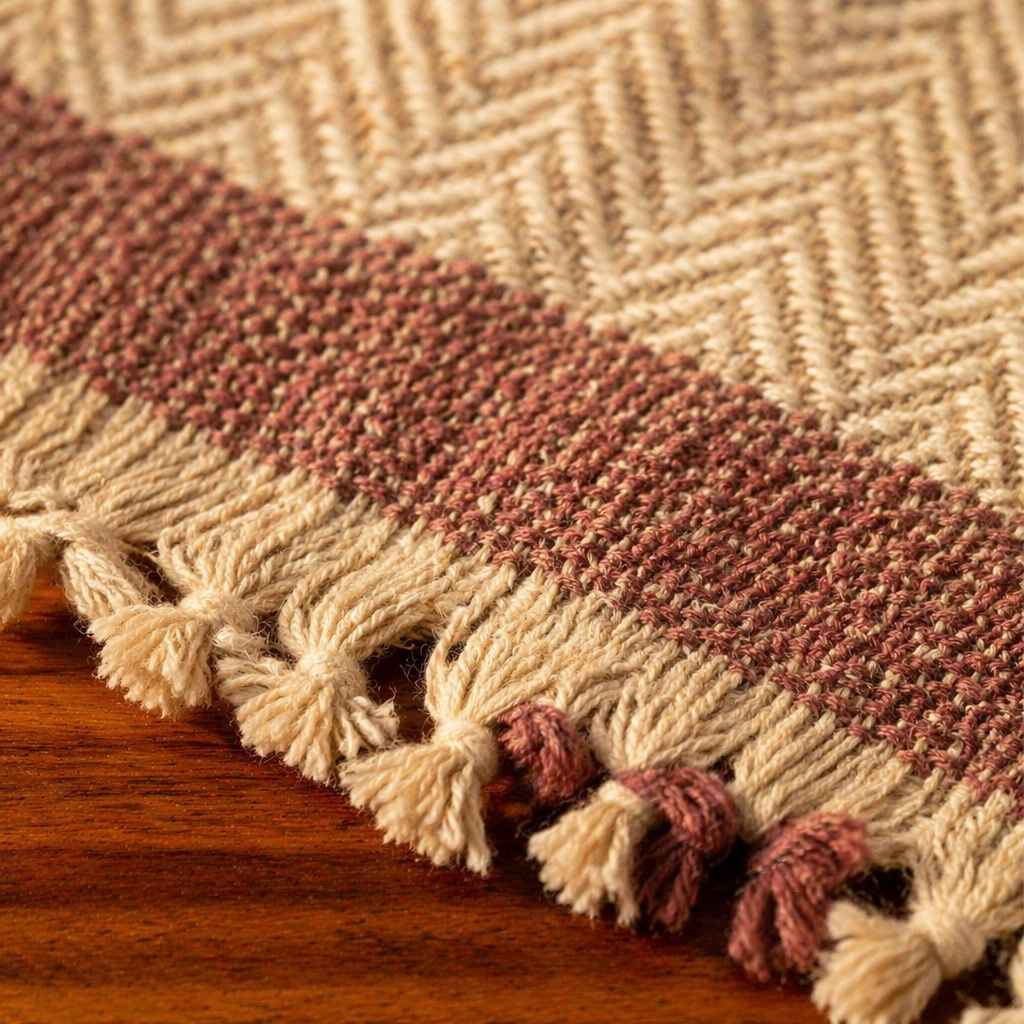 Madur Blue Handwoven Grass Table Mats, The Gathered Table. Handmade in India by House of Taraasha.