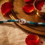 Handcrafted — 925 Silver Elephant Rakhi