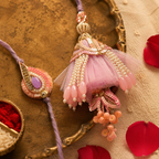 Handcrafted Pearl & Sequin — Bhaiya-Bhabhi Rakhi Set