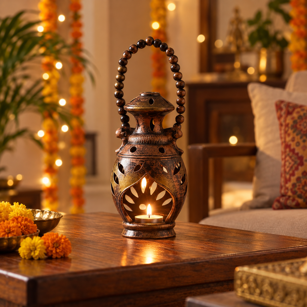 Laltain: Terracotta Lantern, Small, Medium or Large