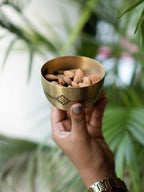 Small Brass Bowl for Nuts, Snacks & Condiments | Traditional Indian Brass Serveware