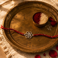 Handcrafted Silver Rudra — Rakhi