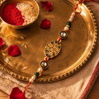 Radha Krishna — Handcrafted Kundan Rakhi