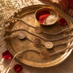 Cast Brass & Hand-Wound Jute — Brooch Pin Rakhi
