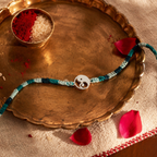 Handcrafted — 925 Silver Elephant Rakhi