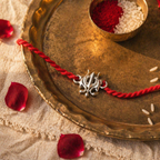 Handcrafted Pure Silver Trishul — Rakhi