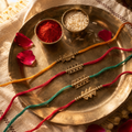 Handcrafted Brass — Keepsake Rakhi Set