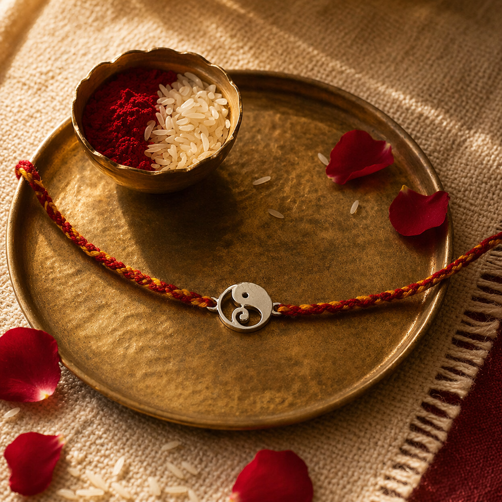 Handmade Bappa Silver — Rakhi for Brother