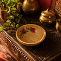 Rajasthan Hand-Painted Anar Mango Wood Salad Bowl, The Brass Atelier. Handmade in India by House of Taraasha.