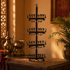 Bastar Lohshilp Wrought Iron Tribal Stand, Tribal Stories. Handmade in India by House of Taraasha.
