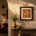 Harappan Unicorn Seal Molela Terracotta Replica, The Art Wall. Handmade in India by House of Taraasha.