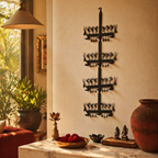 Bastar Lohshilp Wrought Iron Tribal Stand, Tribal Stories. Handmade in India by House of Taraasha.