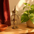 Dhokra Ganesha Bastar Lost-Wax Brass, Tribal Stories. Handmade in India by House of Taraasha.