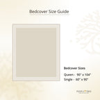 Marigold Rust Cotton Bed Cover | Marigold Collection - 60 x 90 Inches / Pure Cotton / Marigold Rust